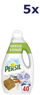 Produktbild von 5x Persil Flüssigwaschmittel 40 sc 1,8 l Douceur d'Amande