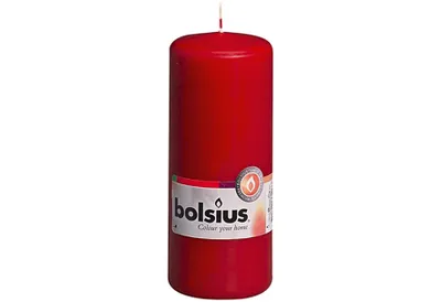 Immagine prodotto di Candele a colonna Bolsius rosso antico 150/58 mm