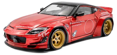 Immagine prodotto di Solido 1:43 Scala Modello Auto Nissan 400Z Rocket Bunny 2022 rosso S4315501