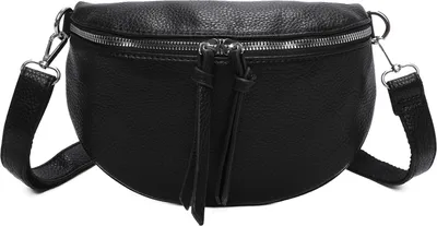 Produktbild von Bauchtasche (GSL-313) Klein Umhängetasche Klein Kunstleder Italy-Design BLACK