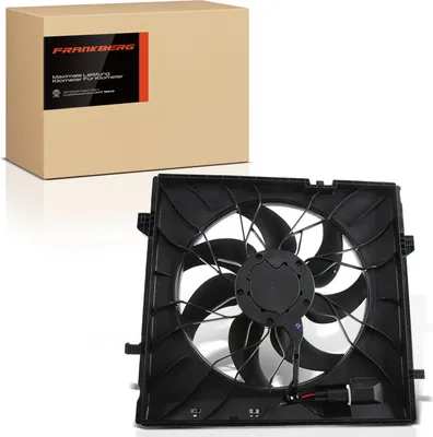 Obrázok produktu pre Frankberg 1x ventilátor chladenia motora s rámom ventilátora chladiča Mercedes-Benz GL Trieda M GLE GLS X166 W166