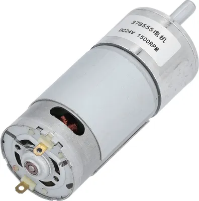 Zdjęcie produktu dla Motoreduktor elektryczny z przekładnią redukcyjną Akcesoria do sterowania przemysłowego 1500 obr./min DC24V 37B555