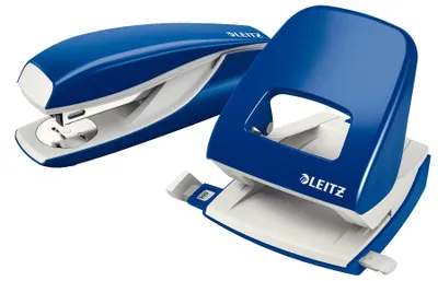 Image de Locher 5008+Heftgerät 5502 blau