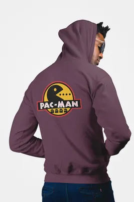 Produktbild von D&B Unisex Hoodie ZIPGM00009 PacMan Braun-Größe XL