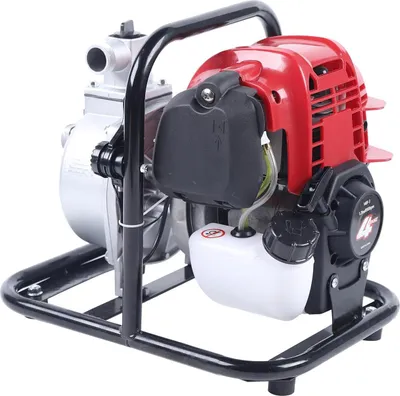 Image de Pompe à eau pour essence - WP 10-140F - 4 temps - Monocylindre - Refroidi par air - Portable - Pompe booster - Prise EU - Rouge