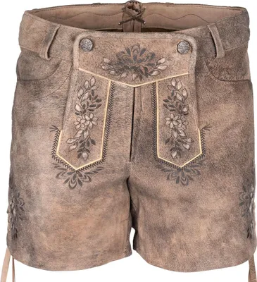 Produktbild von Lederhose Damen kurz Fenja rustikal/keder 27cm 42