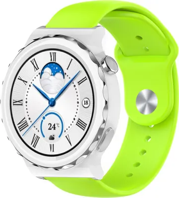 Produktbild von Strap-it Huawei Watch GT 3 Pro 43mm Sportarmband (Hellgrün)