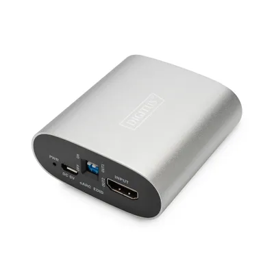 Produktbild von Digitus HDMI eARC Konverter/Splitter, Mikro-USB, 5 V, 500 mA, 65 mm, 70 mm, 27 mm