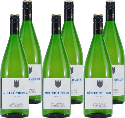 Produktbild von Müller-Thurgau Weißwein Baden -trocken- (6 x 1,0L)