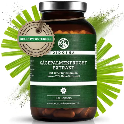 QIDOSHA Sägepalme Extrakt Kapseln hochdosiert, 10%… – Bild 1