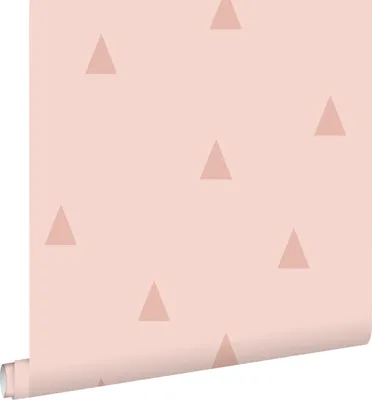 Produktbild von ESTAhome Tapete grafische Dreiecke Rosa 53 cm x 10.05 m