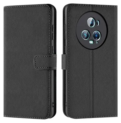 Produktbild von Book Case für Honor Magic 5 Pro Hülle Flip Cover Handy Tasche Schutz Hülle Etui