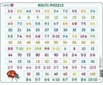 Immagine prodotto di Puzzle di moltiplicazione Larsen 58 pezzi