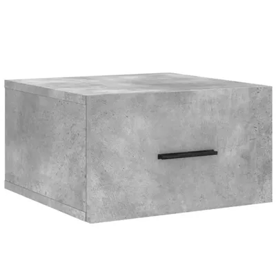 Zdjęcie produktu dla vidaXL Naścienna szafka nocna betonowa szara 35x35x20 cm