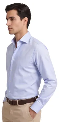 Produktbild von Ledub Hemd bügelfrei blau Slim Fit