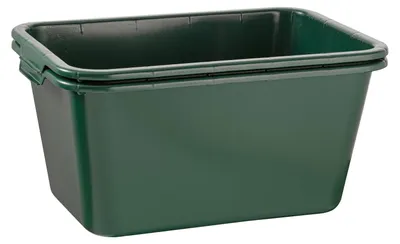 Produktbild von Jagdwanne Wildwanne 90/65/40 Liter Wanne XXL eckig HDPE Kunststoff - Kunststoffwanne Plastikwanne in grün - lebensmittelecht, robust auch als Futterwanne oder Pferdetränke geeignet