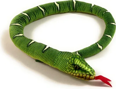 Immagine prodotto di Onwomania albero phyton phyton serpente animale 150cm peluche peluche tessuto animale verde
