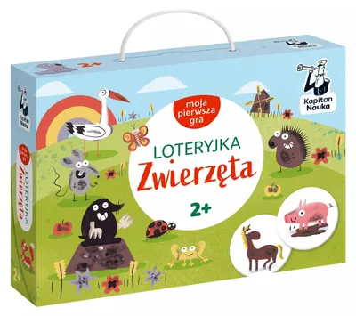 Produktbild von Tier-Lottospiel für Kleinkinder mit 6 Spielbrettern und 36 Spielsteinen