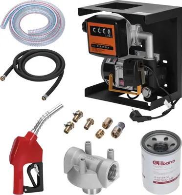 Produktbild von KRAFT&DELE | Dieselpumpe, 9500W, CPN, 230V, Pumpe mit automatischer Pistole, Kraftstoffpumpe, Absaugpumpe, Heizölpumpe, Selbstansaugend, Elektrisch Ölpumpe