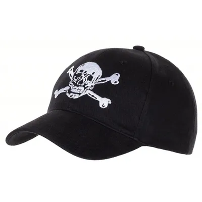 Produktbild von Pro Company BB Cap, flach, "Totenkopf", schwarz