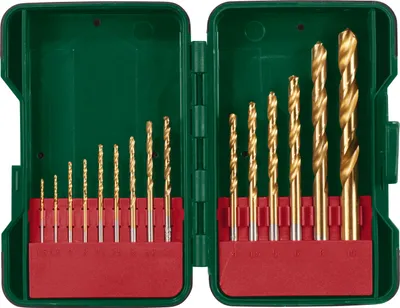 Produktbild von PARKSIDE® Bohrer- und Bit-Set PBB 4 A1 (HSS- Spiralbohrer Set 15 tlg.)