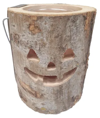 Produktbild von House of Rustic Holzlaterne Halloween Ø 16 x 18 cm