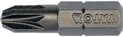 Image de Embouts de vissage PZ3 25 mm, lot de 10, acier S2, sablés