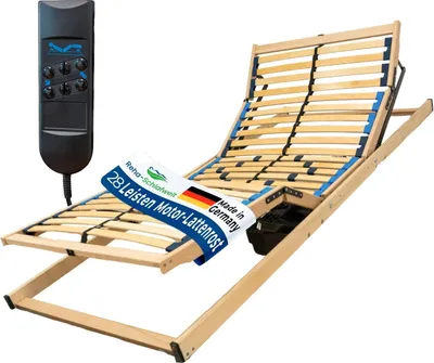 Produktbild von Reha-Schlafwelt elektrischer 7-Zonen Lattenrost 100×200 cm, HARMONYFLEX, mit Motor Kopf- Fußteil verstellbar, komplett montiert