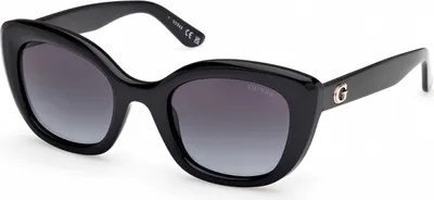 Produktbild von Guess Gu00196 Damen-sonnenbrille Schwarz  Mann Schwarz One Size