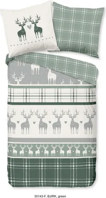 Produktbild von Duvet cover Good Morning 155x220 + 1* 80x80 cm - reindeer