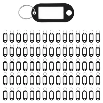 Image de WESTCOTT E-10650 00 WESTCOTT Porte-clés noir, 100 pcs.
