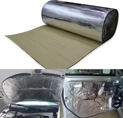 Produktbild von Isoliermaterial 1 m x 2 m - Schall- und Wärmedämmung - Wasserdicht - 10 mm
