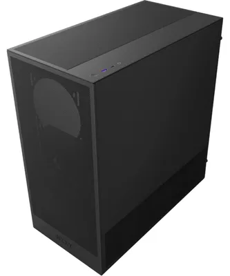 Produktbild von NZXT H5 Flow, Midi Tower, PC, Schwarz, ATX, EATX, micro ATX, Mini-ITX, SGCC, Gehärtetes Glas, Gaming