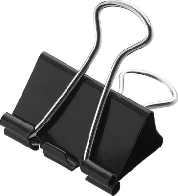 Produktbild von 12 WESTCOTT Foldbackklammern schwarz 4,1 cm