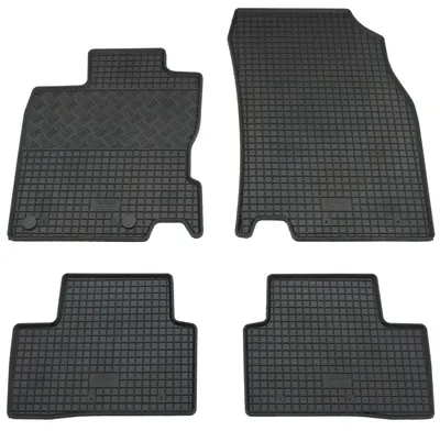 Gummifußmatten Set 4-teilig für Renault Kadjar (4/2015-), schwarz