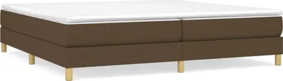 Obrázok produktu pre vidaXL Box spring posteľný rám tmavohnedý 200x200 cm látka