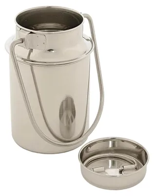 Immagine prodotto di Brocca per latte in acciaio inossidabile da 7,5 litri con coperchio
