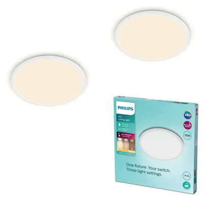 Imagen del producto de Philips Superslim CL550 SS RD, 18W, 2700K, W, WVIP4406