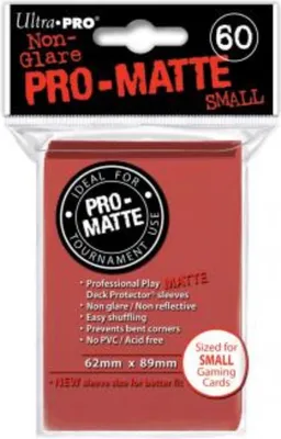 Obrázok produktu pre Ultra Pro - Červené rukávy Pro-Matte malé (60)