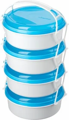 Immagine prodotto di Portavivande a 4 pezzi con maniglia F103T, 1 litro