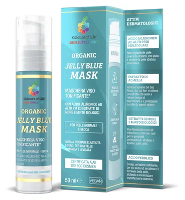 Produktbild von Colours Of Life Organic jelly blue mask