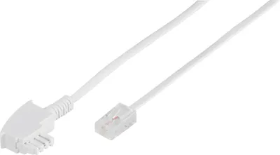 Produktbild von VIVanco™DSL Anschlusskabel, TAE-F Stecker auf RJ45-Stecker 8p8c, 10m (45053)