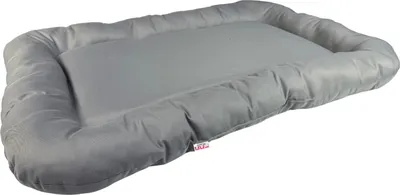 Obrázek produktu pro Voděodolné psí lůžko, rozměry 100 x 70 cm – odolné, snadno udržovatelné, z materiálu Cordura, podložka pro malé, střední i velké psy, pro vnitřní i venkovní použití – barva – šedá
