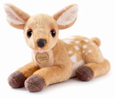 Produktbild von Liegendes Rehkitz Kuscheltier 25cm Plüsch Hirsch Tier Puppe Geschenk Kinder Deko Weiches Stofftier