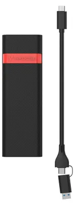 Obrázek produktu pro Verbatim 32261, SSD rámeček, M.2, PCI Express, 10 Gbit/s, USB konektivita, Černá, Červená
