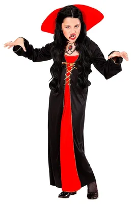 Imagen del producto de W WIDMANN MILANO: Disfraces para fiestas - Disfraz de vampiro para niños, vestido, disfraz de "chupasangre", disfraces para carnaval, disfraces de Halloween