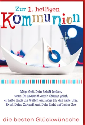 Produktbild von Kommunion - Karte mit Umschlag