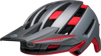 Obrázok produktu pre Cyklistická prilba Bell Super Air R Spherical, farba:matná sivá/červená, veľkosť:S