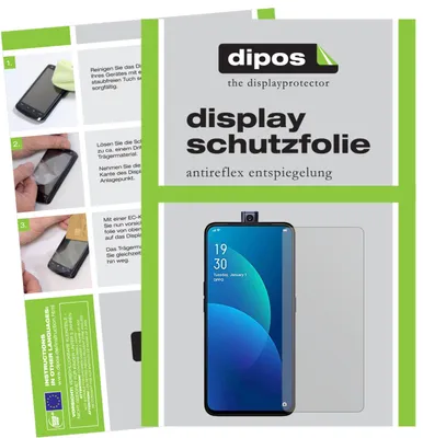 Produktbild von 2x Schutzfolie für Oppo F11 matt Displayschutzfolie Folie Display Schutz dipos