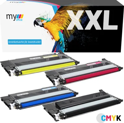 Produktbild von Toner CLT-K404S für Samsung Xpress C430 C430W C480FN C480FW My Office, "CLT404S" CMYK